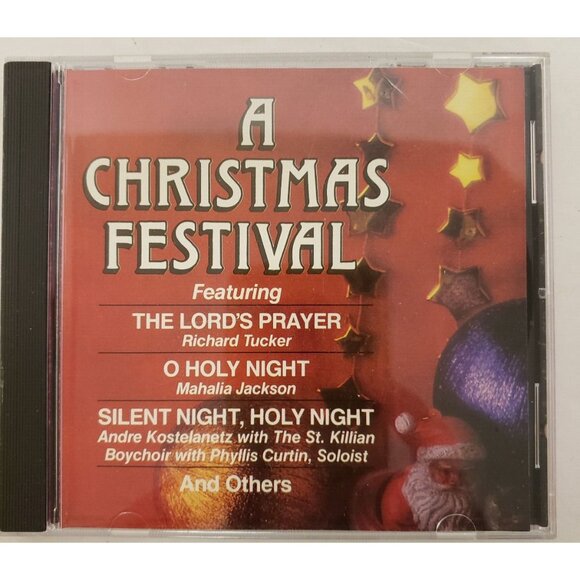 CD "A Christmas Festival" 1980 Assorted Artists Mahalia Jackson, Richard Tucker - Picture 1 of 2